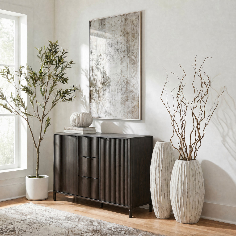 Pinnacle Fin | Large Architectural Ceramic Vase