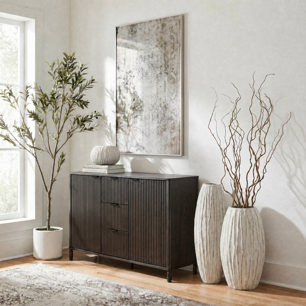 Pinnacle Fin | Large Architectural Ceramic Vase