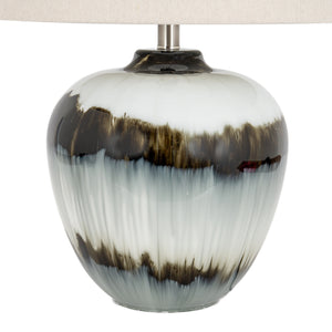 Noir Dusk | Midnight Atmosphere Table Lamp with Linen Shade