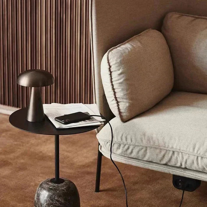 Retro Portable Table Lamp - Luminara - Rechargeable LED Light - Modern Home Decor