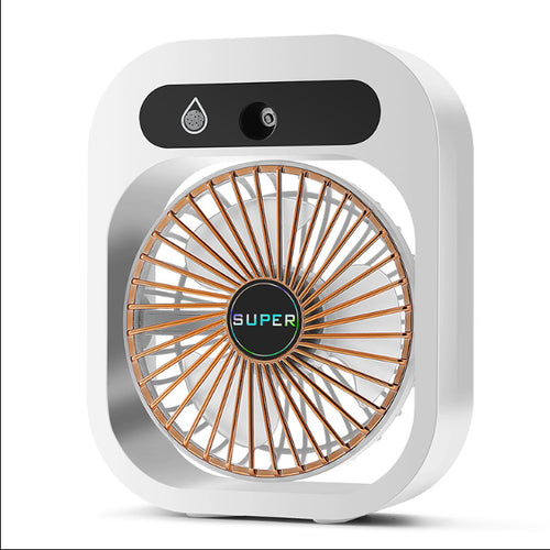 2-in-1 USB Misting Fan & Humidifier | Rechargeable Desk Cooler