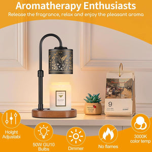 Dimmable Candle Warmer Lamp With Timer Hummingbird