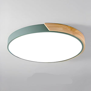 Ceiling Light - LuminaWood - Nordic Wooden Design - LED Circular Lamp
