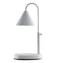 Aromatherapy Wax Melt Lamp — White Lifting Design, Metal