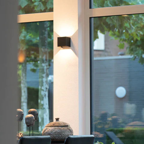 Cube Wall Lamp - Luxora - Easy Install Lighting - Adjustable Brightness