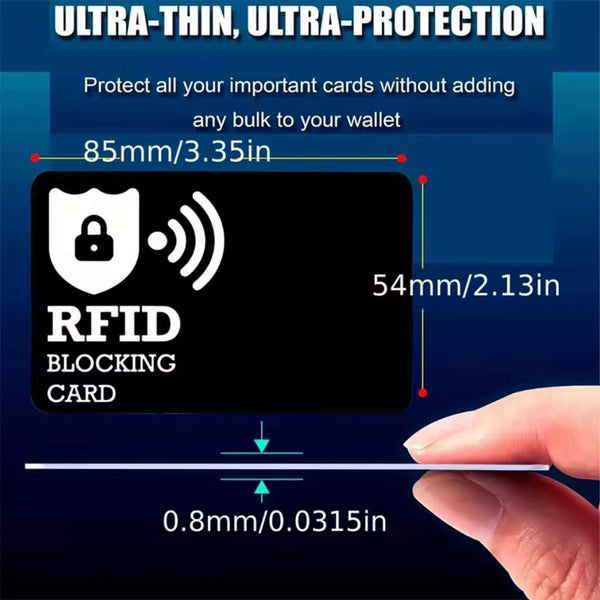 Shieldra RFID Blocking Cards (2 cards included)