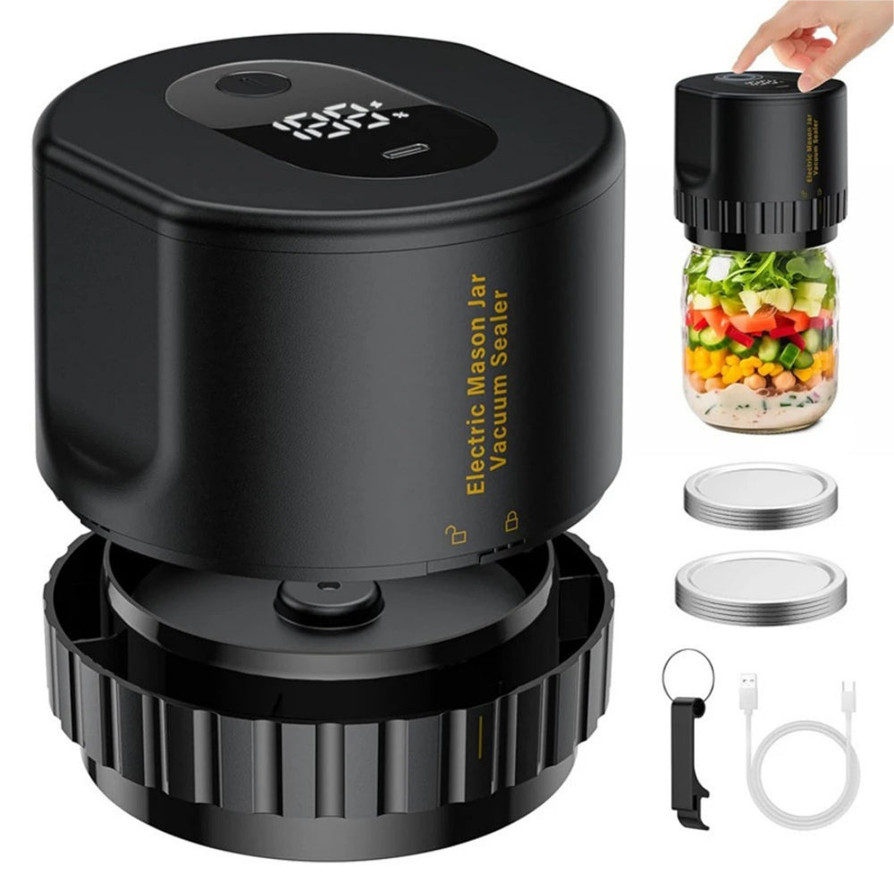 Mason Jar Vacuum Sealer - Keeps Food Fresh