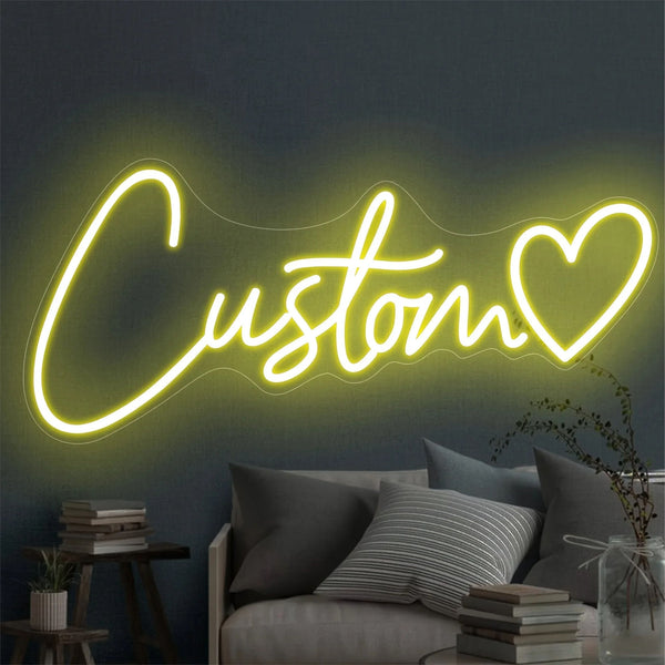 Custom Neon Sign – Lumevera Personalized LED Name Light for Room, Wedding & Event Décor