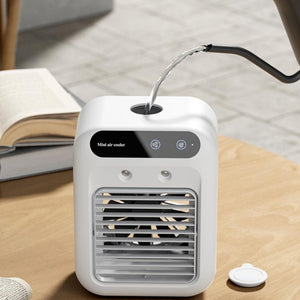 Portable Air Cooler Fan USB Rechargeable | Ice Mist Desk Cooler