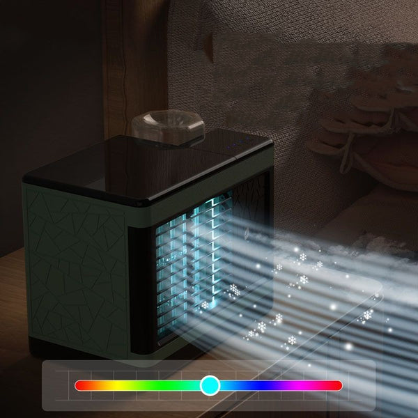 Rechargeable Mini Air Conditioner | Portable USB Fan Cooler