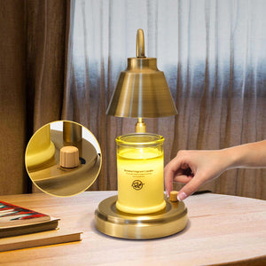 Fragrant Wax Melt Warmer Lamp — Modern Metal, Bedroom &amp; Home