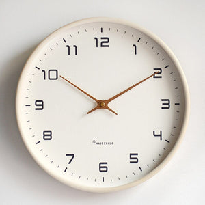 Wooden Wall Clock - Modara - Scandinavian Minimalist Design - Natural Wood Decor