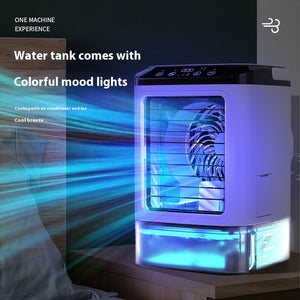 USB Desktop Air Cooler Fan | Dual Spray Mist Portable Cooler