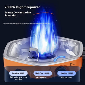 Portable Double Burner Camping Gas Stove | Folding Butane Cooktop 2.5kW Power | Outdoor Cooking Stove