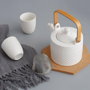 ZenCheck Ceramic Tea Set