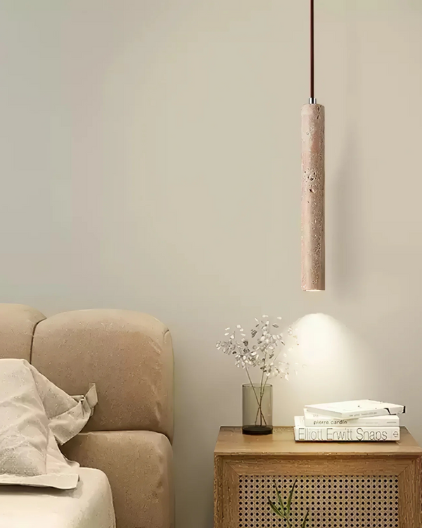 Pendant Ceiling Light - Collana - Slim Stone Design - Minimalist Bedside Glow