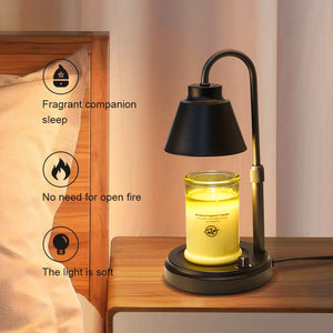 Fragrant Wax Melt Warmer Lamp — Modern Metal, Bedroom &amp; Home