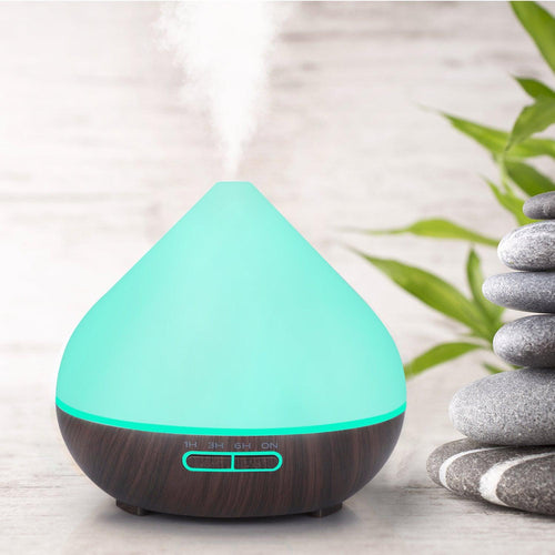 CrackleVolcano USB Aroma Diffuser – Color-Changing Humidifier for Home &amp; Office