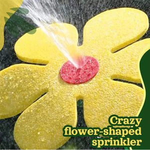 Dancing Daisy & Sunflower Garden Sprinkler | Funny Spinning Lawn Sprinkler for Kids & Pets | Fits Standard Garden Hoses