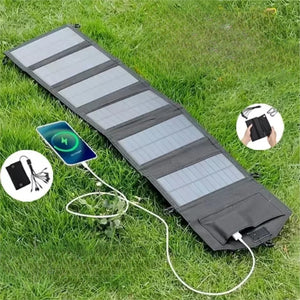 Foldable Solar Panel –  Portable Charger with USB for Mobile Power Supply
