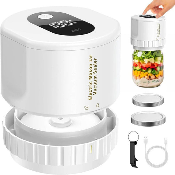 Mason Jar Vacuum Sealer - Keeps Food Fresh