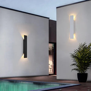 Outdoor Wall Lamp - Lumora - Weatherproof Aluminium Light - Modern Garden Decor