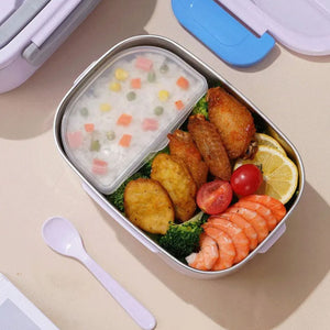 HeatMate 1.5L Electric Lunch Box – 60W Portable Food Warmer for Car, Van and Home Use