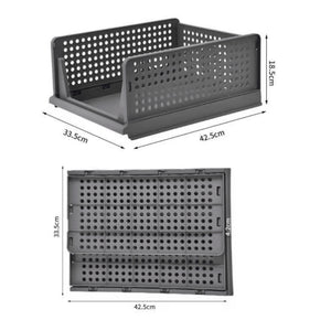 Collapsible Storage Box with Handles