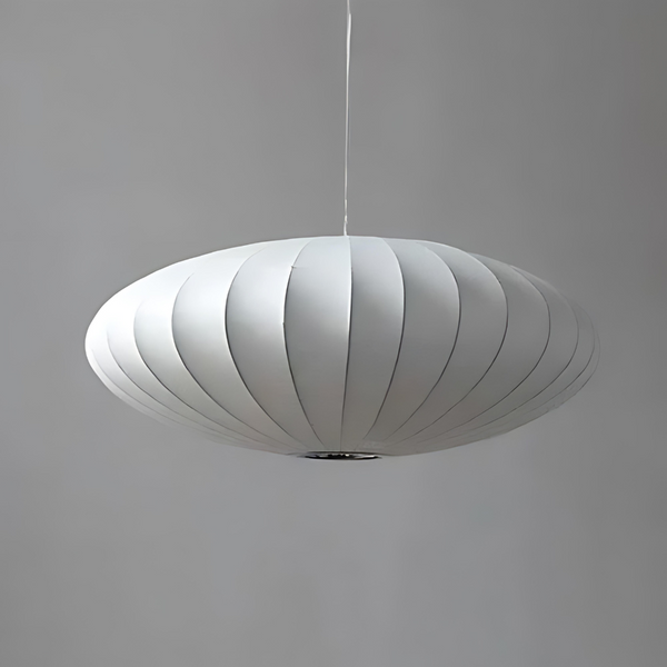 Silk Pendant Light - Solaira - Japandi Ceiling Lamp - Modern Home Decor