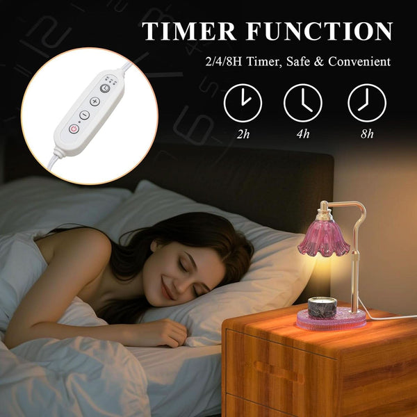 Flameless Candle Warmer Lamp With Adjustable Height