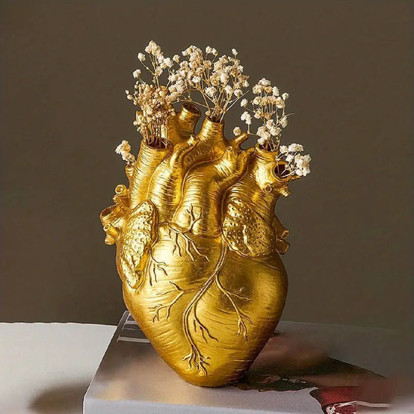 Heart Shaped Vase - Amora - Romantic Flower Display - Modern Home Decor