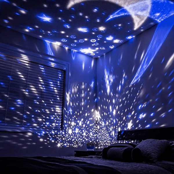 The Stargazer Bedroom Gift Set — Star Projector & Floating Moon Lamp Bundle