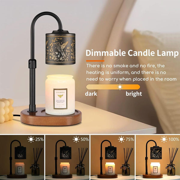 Dimmable Candle Warmer Lamp With Timer Hummingbird