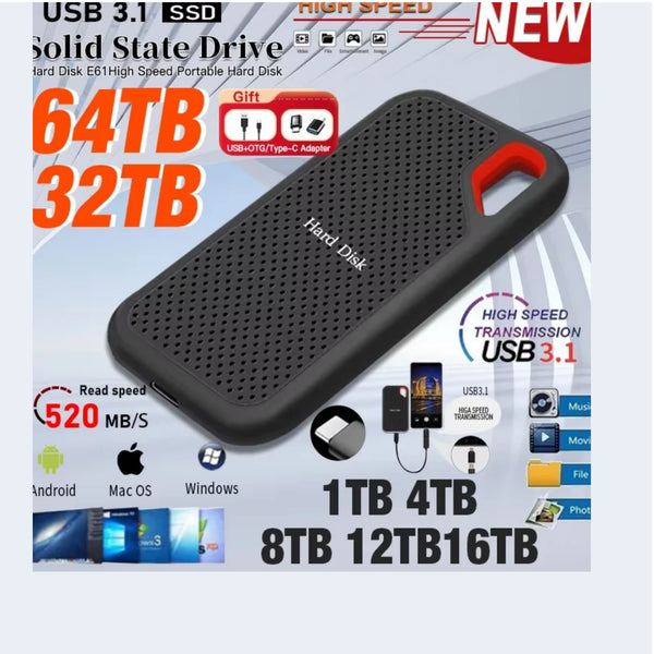 FlashVault X Portable SSD Hard Drive