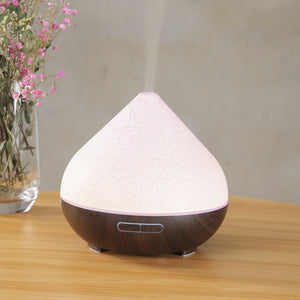 CrackleVolcano USB Aroma Diffuser – Color-Changing Humidifier for Home &amp; Office
