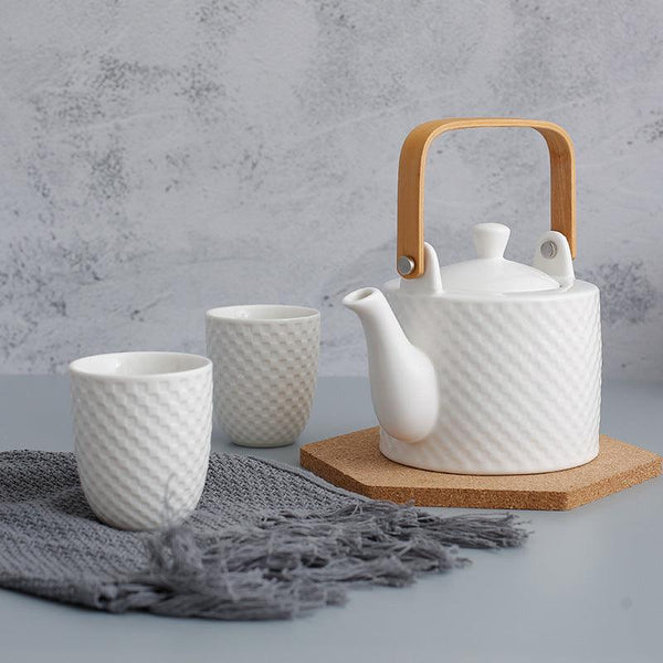 ZenCheck Ceramic Tea Set