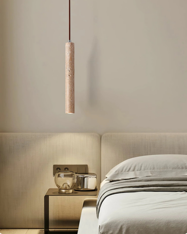 Pendant Ceiling Light - Collana - Slim Stone Design - Minimalist Bedside Glow