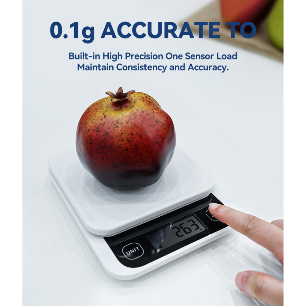 NutriSense Smart Kitchen Nutrition Scale with App-Based Nutrient Tracking