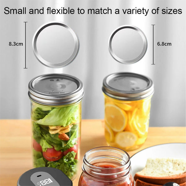 Mason Jar Vacuum Sealer - Keeps Food Fresh