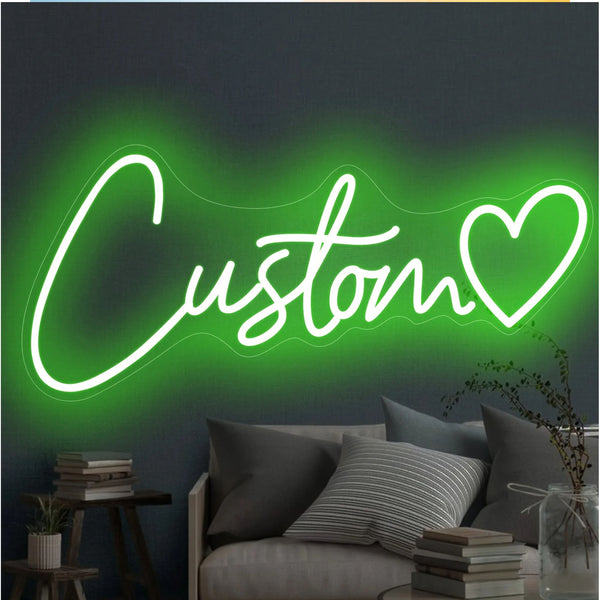 Custom Neon Sign – Lumevera Personalized LED Name Light for Room, Wedding & Event Décor
