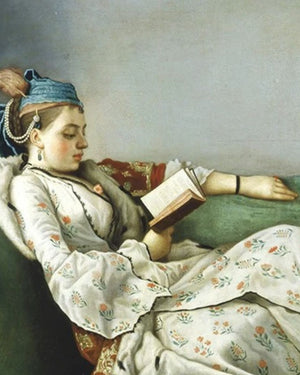 Vintage Style 'Women Reading' Wall Art