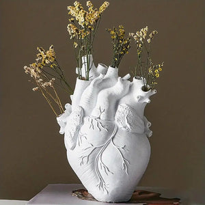 Heart Shaped Vase - Amora - Romantic Flower Display - Modern Home Decor