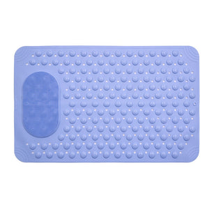 EcoStep Large Non-Slip Rubber Bath Mat with Foot Massage Surface