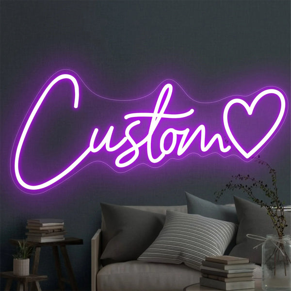 Custom Neon Sign – Lumevera Personalized LED Name Light for Room, Wedding & Event Décor