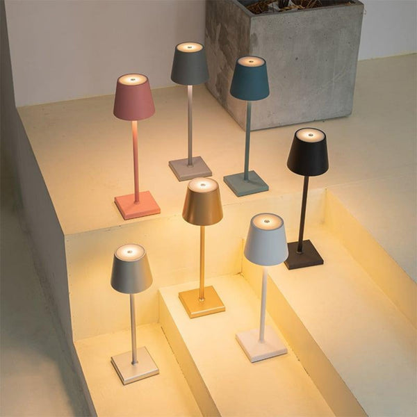 Luminzo | Portable Rechargeable Table Lamp — Touch Control Dimmable LED Light