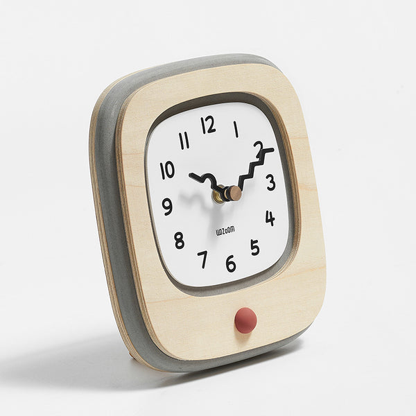 Mandelda Modern Minimalist Desk Clock UK — Home Office & Bedside Decor
