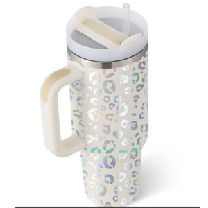 ThermoSip 40 Oz Insulated Tumbler with Handle and Straw