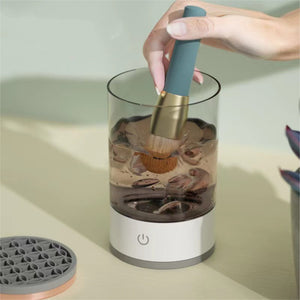 GlamSpin Portable Electric Makeup Brush Cleaning Tool