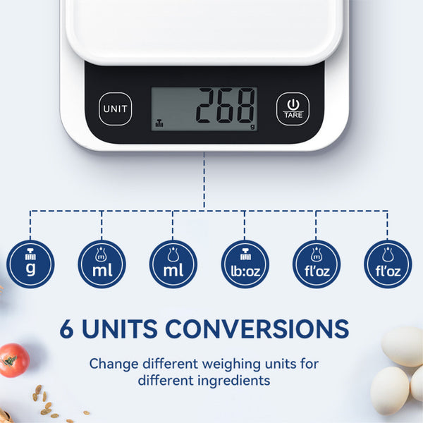 NutriSense Smart Kitchen Nutrition Scale with App-Based Nutrient Tracking