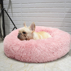 Calming Pet Bed - SnuggleNest - Anti-Anxiety Dog Cushion - Soft Washable Design